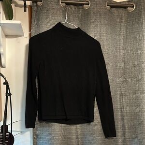 Black Turtleneck Sweater